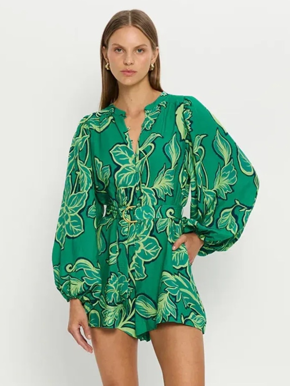 Kivari Fiora Belted Playsuit/Romper - Picture 2 of 4